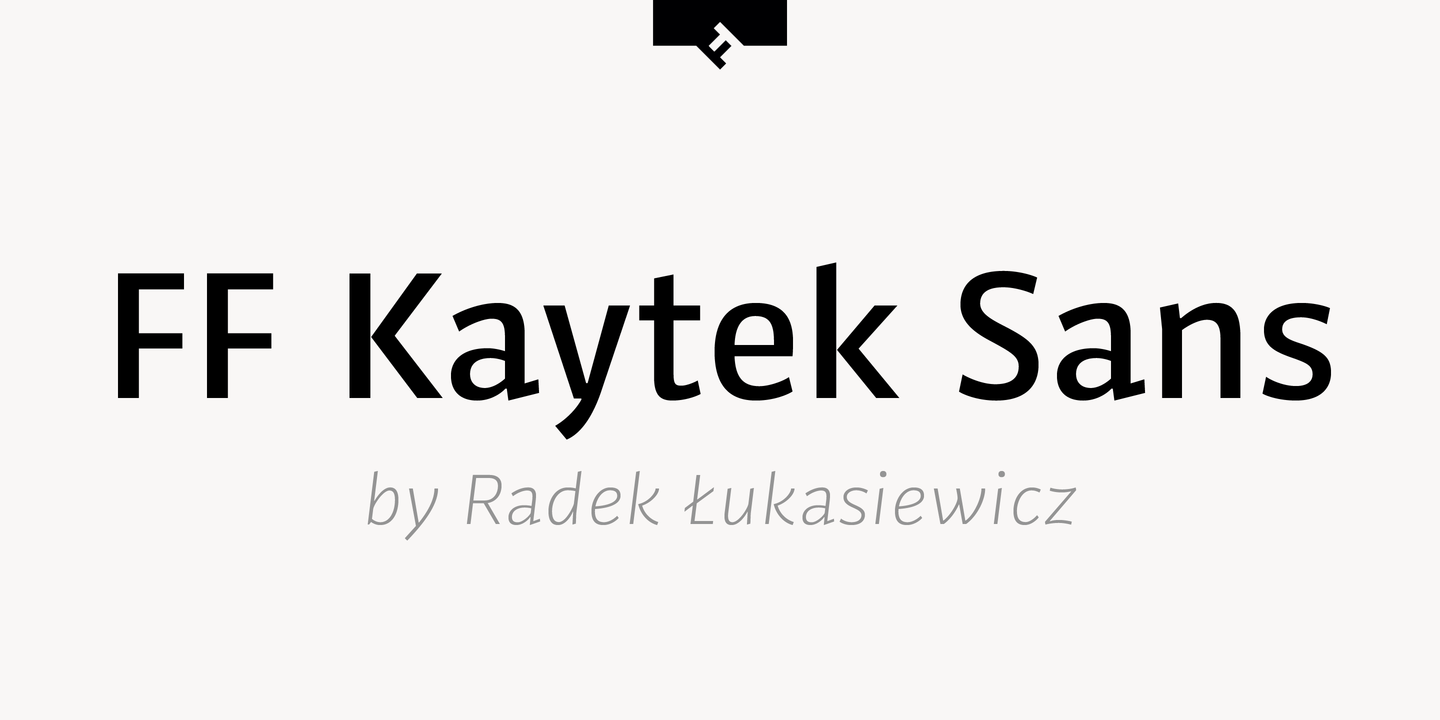 Czcionka FF Kaytek Sans